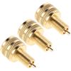 Mobestech Adattatori per Valvole Pneumatici 3 Pezzi in Rame 12V1 a 8V1 | Filettatura Interna 12V1, Attacco Esterno 8V1, Sostituzione Rapida su Tubi Compressore per Camion e Furgoni