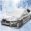FFTANXS Copertura Parabrezza Auto, Copri Parabrezza per Auto, Protezione Copri Parabrezza Auto per Inverno e Estate, Anti-Neve, Anti-UV, Anti-Gelo Pellicole Protettive Copriauto per Auto (230 * 145cm)