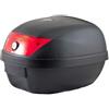 SATKIT Bauletto Moto Universale 28L con Serratura Catarifrangenti Portacasco Integrale Scooter Polipropilene Nero Opaco