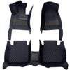 Maipula Tappetini auto personalizzati adatti per il 95% All Weather Diamond tappeto in pelle di lusso,impermeabile antiscivolo tappetini auto copertura completa protezione pavimenti nero blu