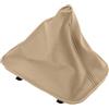QMTVFSRH Pomelli Leva Cambio Auto Per BMW E30 E39 E46 E87 E90 E91 E92 E93 Con Cuffia In Vera Pelle Custodia Antipolvere Pomello Leva Cambio Auto(46-be1ige)