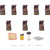 HOFFCAR Kit tagliando 4 FILTRI e 8L OLIO M compatibile con Porsche Cayenne II (958) 3.0 v6 Diesel 184Kw dal 2014