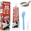 LIKFCBOND Sigillante per Motori, 50ML Rosso Mastice per Guarnizioni Motore, Silicone RTV Alte Temperature, Pasta Sigillante Guarnizione Testata Cilindri, per Coperchi Valvole, Coppe Dell'olio