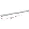 HABA Lampada da Esterno a LED da 12 V, Luce Bianca Calda, per roulotte, Camper, Caravan, Barca, 590 x 20 x 36 mm, alloggiamento in plastica, 63 SMD, Copertura in Vetro Smerigliato, Impermeabile, inclinata