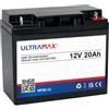 ULTRA MAX Ultramax NP20 - 12, 12 V 20 Ah, ore (come 17 AH, 18 Ah, 19 Ah & 22 Ah) scooter di mobilità, Jump Starter battery