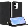 TAUYN Cover Custodia Folio in Pelle per Xiaomi Poco X8 Pro Max | Design a Flip Magnetico Premium PU Pelle Antiurto Wallet Case, con Supporto & Porta Carta Protezione Completa. Nero