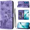 LSPCASA Custodia in Pelle PU per OnePlus Nord CE4 Lite 5G - Cover Con Slot per Schede - Viola