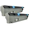 vhbw 2X vaschetta, Contenitore per Toner esausto Compatibile con Konica Minolta Bizhub C250i, C450i, C 251 i, C 361 i, C300i, C360i stampanti Laser