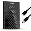 SUHSAI Disco rigido esterno 500 GB USB 3.0 Plug & Play per il gaming