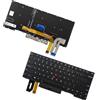 Table-King Tastiera retroilluminata per Lenovo Thinkpad E480 E485 T480S T490 T495 L380 L390 L480 E490 E495 R480 R490 S2 3rd Gen (US)