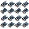 VISSQH 20 pcs Tipo-C USB 18650 modulo caricabatteria al litio, modulo di carica 5V 1A 18650, con doppia funzione di protezione