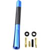 GERUI Antenna per auto, 12 cm, asta corta, 50 Ohm, AM FM, antenna per tettuccio (blu)