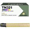 RUICAILI Cartuccia toner compatibile TN321 321 Lavoro di Ricambio per Konica Minolta BizHub C364e C284 C224e C7822e C7828e (1, giallo)