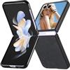 Ysnzaq Pelle PU Custodia per Samsung Galaxy Z Flip 7 5G TP Nero
