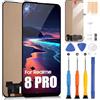 ARSSLY LCD Display per OPPO Realme 8 Pro RMX3081 per Realme 8 4G RMX3085 6.4 LCD Schermo per Realme 8 Pro Sostituzione Schermo Touch Screen Digitizer Ricambio Assembly con Strumenti