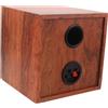 Happyyami Contenitore per Altoparlanti per Auto in Legno da 5 Pollici, Cassa Acustica per Subwoofer Veicolari, Box Audio Portatile per Upgrade e Test Sonoro Automobilistico