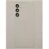 Generico Copri Batteria + biadesivo + lente compatibile con SAMSUNG GALAXY A54 5G A546B A546 A546V Ricambio Vetro Posteriore Back Cover Retro Scocca adesivo + lente con cornice (Bianco)
