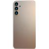 Generico Copri Batteria + lente + biadesivo compatibile con SAMSUNG GALAXY A34 5G SM-A346B A346B (NO con 4G) retro Posteriore Back Cover Scocca in plastica rigida +biadesivo + lente con cornice (SILVER)