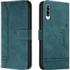 Lihondar Cover per Samsung Galaxy A50/A50S/A30S, Custodia Samsung A50/A50S/A30S Portafoglio, Flip Libro Wallet Case Custodia in Pelle PU Premium, Slot per Schede, con Magnetica a Scatto (Verde)