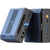 BOSGAME VTA-439 Mini PC, AMD Ryzen AI 9 HX 470, Radeon 890M, 32GB DDR5, 1TB SSD, USB4, OCuLink, Doppia LAN 2.5G, Wi-FI 7 - Ideale per IA Locale, LLM, Sviluppo, Montaggio Video