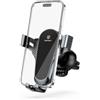 Generico Supporto Auto per Smartphone, Grigio, Rotazione 360°, Universale 4.7-7 Pollici, Clip per Bocchetta dell'Aria