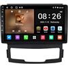 HUANQIN Autoradio Car Navigation per SsangYong Korando 2010-2013 Car Radio Bluetooth/Wifi Stereo, Controllo Del Volante, Fm Controller Volante, 4 Nucleo 1G+16G
