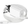 Truhuova Caricatore USB-C da 30 W per Google Pixel, caricatore rapido USB-C compatibile con Pixel 9, 9 Pro, 8, 8 Pro, 8a, 7, 7a, 6, 6a, Pixel Fold, bianco (caricatore + cavo da 1 m)