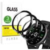 X-Dision [3 Pezzi Pellicola Protettiva Compatibile con Amazfit GTR 2e,[Resistente ai Graffi][3D Curved Full Cover] Pellicola Protettiva per Amazfit GTR 2e