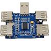 XEYYHAS Modulo di estensione del controller USB USB 2.0 a 4 porte USB GL850G Chip Plug & For Play per 5 V 480 Mbps Usb2.0 Scheda di espansione Hub del modulo