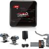 VSYSTO Dashcam per moto, due telecamere 2K Starlight, visione notturna con Wi-Fi 5G, monitoraggio del parcheggio, GPS, TPMS, impermeabile, indicatore di temperatura, protezione da sottotensione (Q3PRO