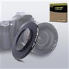 AMOTOK 30.5mm a 37mm Adattatore per obiettivo da,anello adattatore step-up con filtro da 30.5mm a 37mm,Compatibile con tutti gli accessori per filtri da 37mm.Realizzato con lavorazione CNC
