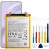 Swark Batteria di ricambio NP40 mAh, 4020 mAh, compatibile con batteria di ricambio per Moto Edge 30 Neo, con kit di strumenti di riparazione aggiornato