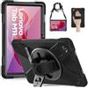 Gerutek Cover per Lenovo Tab M11 2024 11 Pollici/Tab K11 Gen 1, Nero
