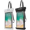 ProCase [2 Pezzi Custodia Impermeabile Smartphone[30M/IPX8], Cover Subacquea per iPhone 16/15/14/13/12/11 Pro Max Mini SE XR XS, Galaxy A15/A54/A34/A25/S23/S24, Xiaomi Redmi, Huawei Fino a 7,0