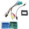 PENGSHYZF Cablaggio Decoder RCA Connettore Auto Android Unità 16 Spille Spina Cavo Adattatore Compatibile Con Fiat Strada Toro Mobi Ducato Egea