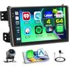 Fuluku 4+64GB 9'' Incell Autoradio per Suzuki Splash Ritz/Opel Agila 2004-2014