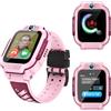 imoo Z3 4G Smartwatch Bambini con GPS com Sim, Smartwatch con Videochiamate Durature, Telefoniche, SMS, Pedometro, Impermeabile IP68, Orologio Smart per Bambine e Ragazzi, Regali di Compleanno (Rosa)