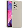 HULLIN Custodia per Telefono in Silicone Colorato, Adatta per Redmi Note 10 Pro (6.67) - Bianco antico