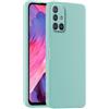 HULLIN Custodia per Telefono in Silicone Colorato, Adatta per Samsung Galaxy A51 4G (6.5) - Ciano chiaro