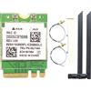 Durratou RTL8821AE Scheda di Rete a Doppia Frequenza M.2 NGFF 2230 Scheda di Rete Wireless Modulo WIFI Adattatore Scheda di Rete