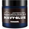 STARTSO WORLD 200ml di Riparazione per Pelle, Set Blu Navy per Arredamento, Divani e Sedili Auto - Tintura e Vernice per Riparazione Cuoio Decolorato e Graffiato