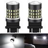 KATUR 3157 3047 3057 3155 3156 Lampadina a LED 3014 54 Chipset 650 Lumens per Segnale di Direzione Back Up Freno Anteriore Stop Parking Luci RV per Parking, Xenon White (Pack of 2)