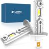 D-Lumina Lampadina H1 LED Canbus, 100W 16000LM 6500K Mini Abbaglianti e Anabbaglianti Super Luminosi, 1:1 Design di Ricambio Lampada Alogena, Plug and Play, 2 pezzi