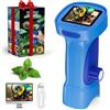 Temodu 1000X Microscopio Bambini, Temodu Microscopio Digitale Bambini da 2.4'', con 8 luci LED Regolabili, può essere utilizzato come regalo di compleanno o di Natale 3 agli (Blue)
