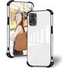 DESSEN Cover per Xiaomi Redmi Note 11 Pro 5G / 4G con Protezione Obiettivo Fotocamera & Angoli Rinforzati Airbag Antiurto Custodia Silicone Trasparente Morbida TPU Anti-ingiallimento, Nero