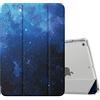 MoKo Cover Custodia Per iPad 9a/8a/7a Gen.2021/2020/2019,Cielo Stellato Blu