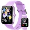 Ucani Orologio Smartwatch per Bambini, 1.8" Intelligente Fitness Tracker per Ragazzi Ragazze con 100+ Modalità Sportive, Contapassi, Sveglia, Sonno, Giochi, Smart Watch per Bambino Ado 5-16 Regalo, Viola