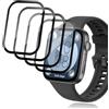 Yenwen 4 Pezzi Pellicola Protettiva per Huawei Watch Fit 3 Protezione, [Copertura Totale] Pellicola Sottile Composita HD Schermo Protettivo, AntiGraffio Flessibile TPU Film