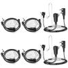 JUCJET Auricolare Walkie Talkie con Tubo Acustico, 2 Pin, 6 Pezzi