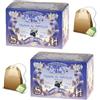 Apicoltura Brezzo Sweet Herbs® | Tisana al Mirtillo Nero | Infuso Biologico Antiossidante e Drenante al Mirtillo - 2 x 20 Filtri in Singole Bustine (60 Gr)